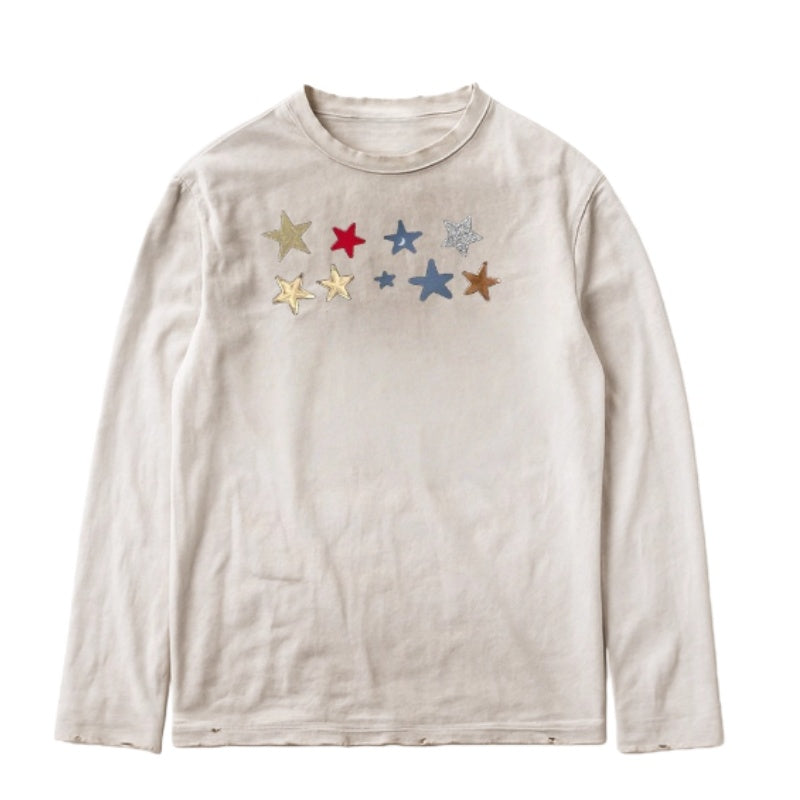 Washed Vintage-Dyed Long Sleeve