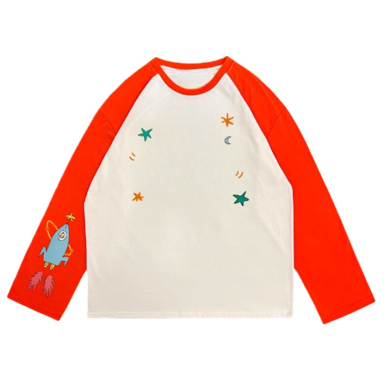 Cute Cartoon Doodle Long Sleeve